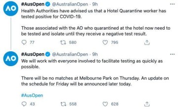 星空体育官网-澳网球员酒店工作人员感染新冠 热身赛暂被叫停